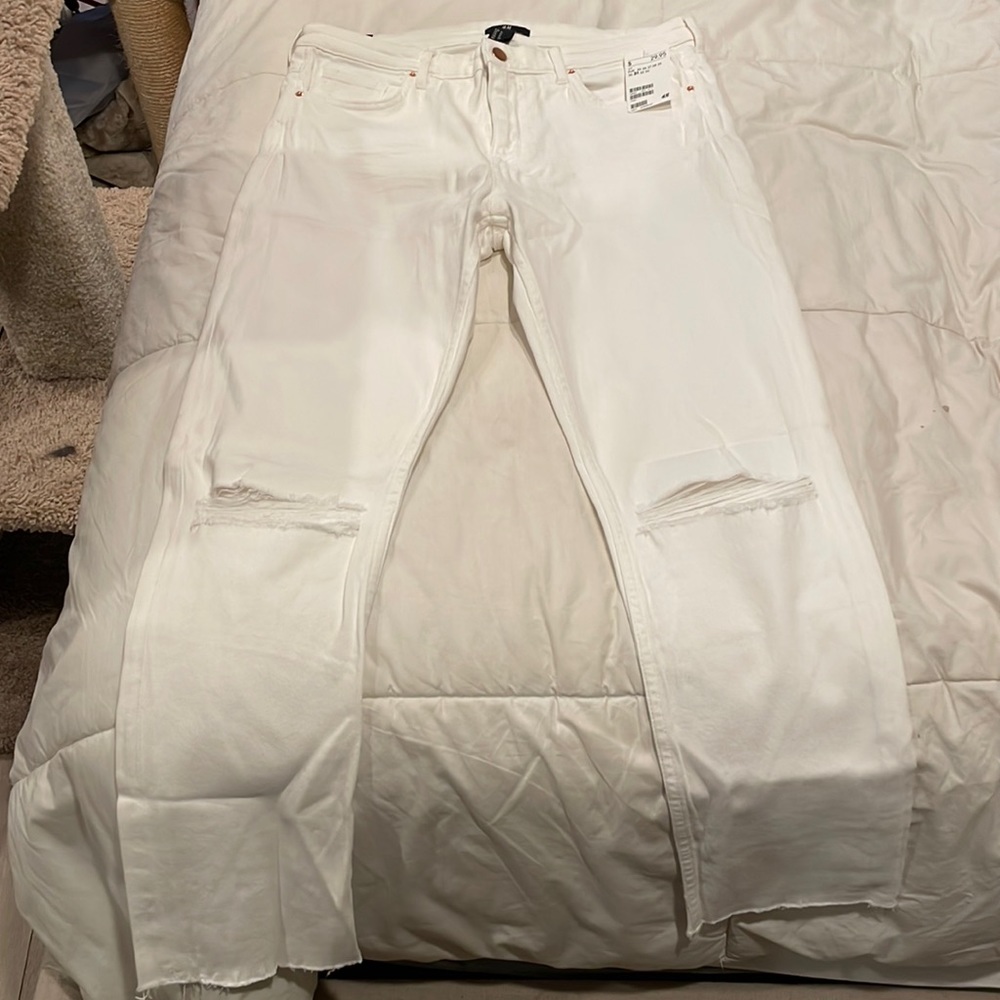 White pants brand new